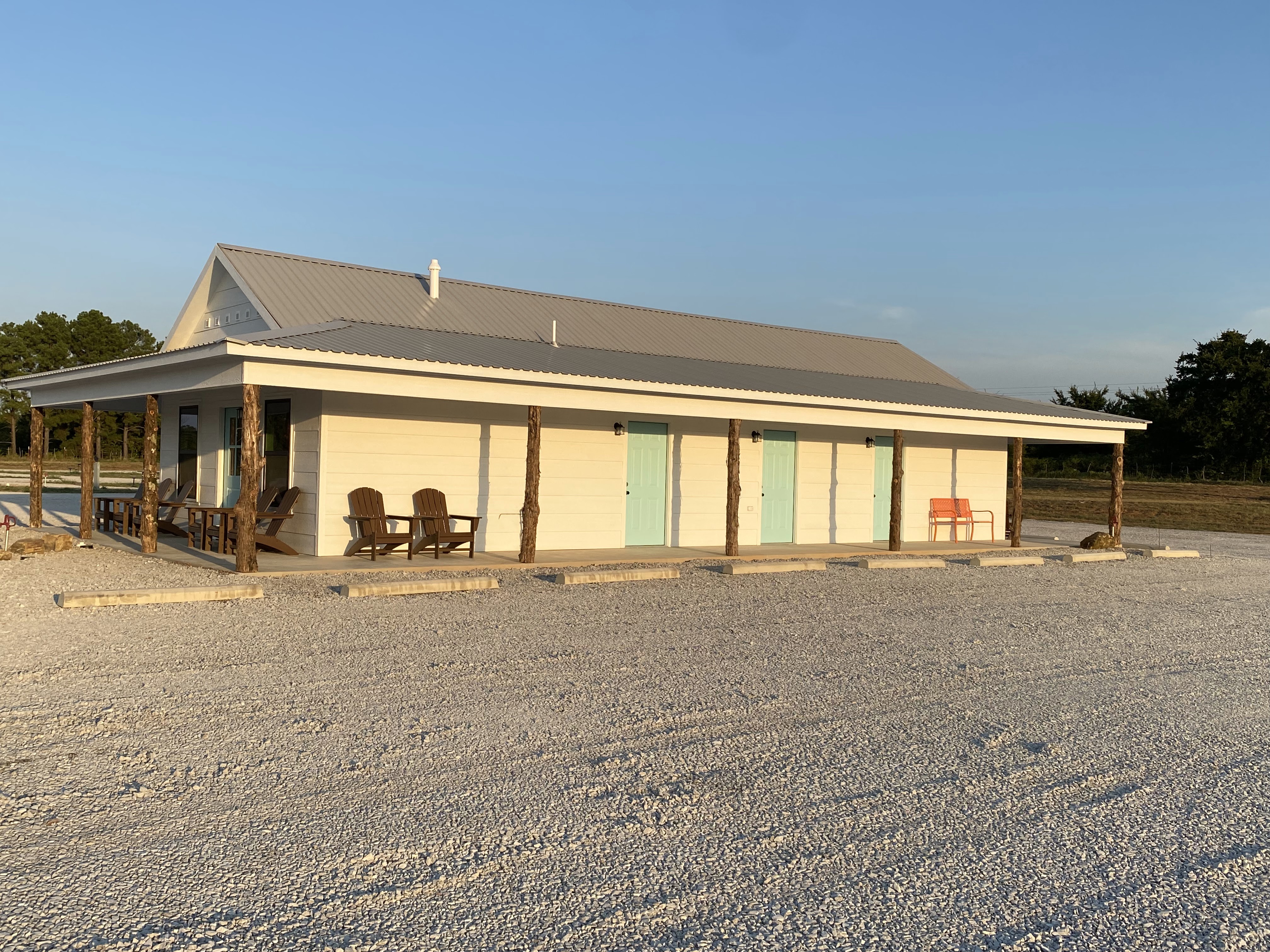 Luxury Private Shower Suites and Laundry Room rated as the best in the Southwest 
